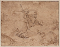 I 054
          <br/>
          Sint Joris en de draak
          <br/>
          <em>Pino, Marco dal (1521 ca.-1579/88)</em>